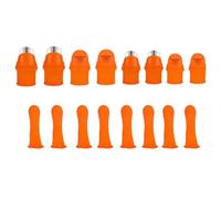 Tagliapollice Da Giardinaggio,16 Pezzi In Acciaio Inossidabile - Ditale da Giardinaggio in Silicone - Per La Raccolta Di Melanzane Peperoni Pomodori Fagiolini Angurie Sedano Fragole E Ciliegie