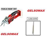 GE-GS 18 Li - Solo 1140g seghetto da traforo cordless, Potatore rosso/Nero, 1,14 kg