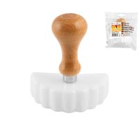 Tagliaravioli Mezzaluna Manico Legno Bianco 10x5x12 Cm Elettro Center