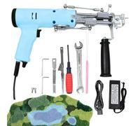 Tagliare e loop Pila macchina di soffocamento, macchina tufting - Kit di avviamento elettrico per taglio e ciclo con maniglia rotante,Macchina da ricamo per cucire, forniture per tappeti per devoti