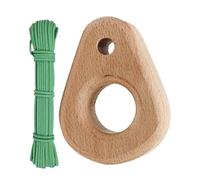 Tagliare l'arrampicata, terminali per l'arrampicata per l'allenamento in arrampicata, Attrezzature da arrampicata in legno con presa ergonomica, Attrezzature da palestra robuste portatili per