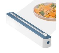 Tagliare Pellicola Per Alimenti, 2 In 1 Taglierina Per Pellicola Trasparente, Dispenser Per Pellicola Trasparente E Taglierina, Taglia Pellicola Da Cucina,Ventosa plas-tic Wrap Dispenser With Cutter