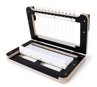 Tagliasapone 12 Barre, Affettatrice Multifilo con Spessore di Taglio 2,5 cm | Macchina Tagliasapone con 12 Fili d’Acciaio, Controllo Tensione e Telaio Legno Massello per Sapone e Candele