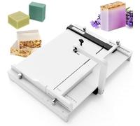 Tagliasapone, affettatrice regolabile con scala di dimensioni e deflettore mobile, gamma di taglio 32 x 32 x 12 cm per sapone fai da te, formaggio, burro, torta e pane
