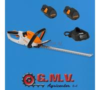 Tosasiepi STIHL HSA40 con 2 batterie AS2 e caricabatterie