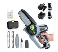 Tagliasiepi, 12V Mini motosega elettrica da 6 pollici Ricaricabile senza fili La potatura ha visto uno strumento da giardino portatile for il taglio del legno