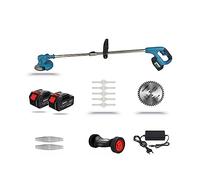 Tagliasiepi, 1800W Cordless Palmare Elettrico Rasaerba Tagliaerba Regolabile Giardino Potatura Taglio Con 2 Batteria Al Litio 8 Accessori(With 2 Battery Set)