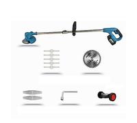 Tagliasiepi, 1800W Cordless Palmare Elettrico Rasaerba Tagliaerba Regolabile Giardino Potatura Taglio Con 2 Batteria Al Litio 8 Accessori(Without Battery Set)