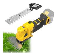 Tagliasiepi 2 in 1 senza fili, compatibile con batteria Dewalt da 20 V, tagliaerba portatile, cespuglio tagliaerba elettrico con 2 lame per cortile, giardino, arbusto, prato