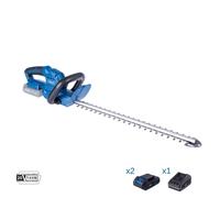 Tagliasiepi 20v 2 batteria 2.0Ah e caricabatteria ixes Scheppach c-ht570-x