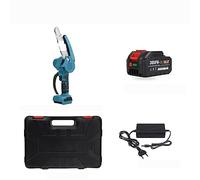 Tagliasiepi, 6 pollici 1200W Cordless Mini potatura elettrica sega sega a catena portatile senza spazzole lavorazione del legno sega elettrica utensile da taglio attrezzo da giardino(2)