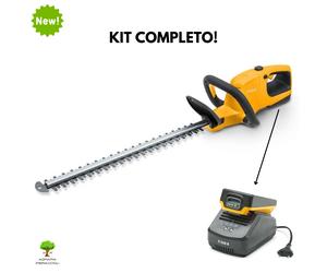 TAGLIASIEPI A BATTERIA 20V STIGA HT 100e KIT BATTERIA 2Ah + CARICABATTERIA