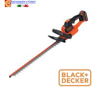 Tagliasiepi a Batteria BLACK+DECKER Tosasiepi Elettrico 18V Litio Lama 50cm 2,4K