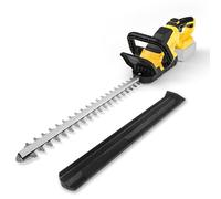 Tagliasiepi a batteria compatibile con batteria Dewalt da 20 V (senza batteria), 3000 rpm, forbici elettriche senza spazzole con lama da 52 cm e testa girevole a 180°