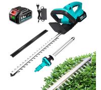 Tagliasiepi a batteria e cesoie per erba, batteria 1 x 3,0 Ah,2 in 1 con motore brushless