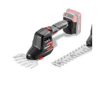 Tagliasiepi a Batteria forbici elettriche FUXTEC 20V FX-E1HHS20 SOLO, Leggero e Silenzioso, Lama 20cm, Taglio 10,5cm