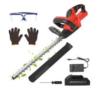 Tagliasiepi a batteria per Makita 21 V, cesoie per cespugli, tagliasiepi elettrico a batteria, tagliasiepi a batteria professionale per tagliare nel parco giardino (7500 mAh x 1)