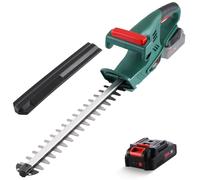 Tagliasiepi a Batteria, POSENPRO Tagliasiepi Elettrico con 2.0Ah Batteria, Tagliasiepi Senza Fili, 45 cm Lunghezza Lama, 14 mm Distanza tra i Denti, Ideale per Siepi, Rami, Arbusti, Ramoscelli
