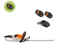 TAGLIASIEPI A BATTERIA STIHL HSA 40 CON 2 BATTERIE AS 2 E CARICABATTERIE ALS 31