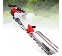 Tagliasiepi a Batteria, Tagliasiepi a Benzina per Erba, Fiori e Arbusti, Motore a 2 Tempi, Lama Affilata + Impugnatura Antiscivolo, Strumento Multitrimmer Portatile per Parco Giardino