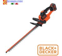 Tagliasiepi a Batteria Tosasiepi 18V 4Ah Lama 50 cm Black+decker Doppia Azione