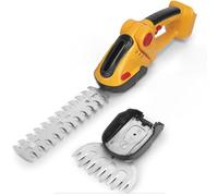 Tagliasiepi a Batteria, Tosasiepi Portatile 2-in-1 con 2 Lame Intercambiabili, Cesoia per Siepi per Giardino, Arbusti e Prato
