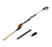Tagliasiepi con asta telescopica 20 V max. WORX | PowerShare | WG252E.9 | Non include batteria o caricabatterie | 45 cm di pettine | altezza di taglio 3,6 metri | Cinghia regolabile