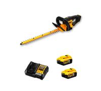 Tagliasiepi DeWALT DCMHT562P2 (2 x 5,0 Ah + DCB1104)