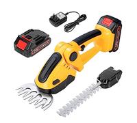 Tagliasiepi Elettrico a Batteria 24V 2 in 1 Mini tagliasiepi Portatile Ricaricabile Arbusto Domestico Diserbo Potatura Strumenti for falciatrice