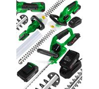 Tagliasiepi elettrico a batteria MalTec 20V 58cm lunghezza di taglio protezio...