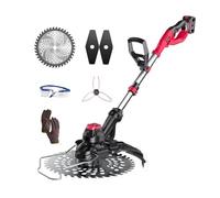 Tagliasiepi Elettrico A Batteria, Tagliaerba Elettrico Senza Fili, Motore Brushless, Tagliasiepi for Batteria da 18 V(with 1 Battery Set)