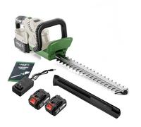 Tagliasiepi elettrico senza fili con batteria a lunga durata e lama a doppia azione, ideale per la casa e il paesaggio del parco