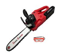 Tagliasiepi Giocattolo per Bambini in ABS - 45 cm Tagliasiepi Elettrico con Occhiali Protettivi | Giocattolo da Giardino a Batteria per Bambini e Bambine | Realistico Gioco di Ruolo da Esterno