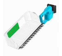 Tagliasiepi portatile a batteria, lunghezza di taglio 30 cm, guanti e deflettore inclusi per potatura e raccolta del tè, per una potatura senza interruzioni.