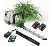 Tagliasiepi senza fili, 21 V, leggero e compatto, con display a LED, include batteria da 3,9 Ah e caricabatterie per giardino e cortile
