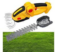 Tagliasiepi senza fili e tosaerba portatile, senza fili, con batteria al litio elettrico, cesoie portatili per giardino e prato
