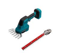 Tagliasiepi Senza Filo Compatibile con Batteria Makita 21V, Tagliasiepi Elettrico Portatile 2 in 1 Forbice da Prato con Lama Doppia per Giardino e Cortile (Batteria Non Inclusa)