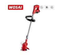 TAGLIASIEPI TAGLIA ERBA RASA A BATTERIA 21V CON DISCO CIRCOLARE ASTA TELESCOPICA