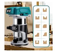 Tagliasiepi, Tagliabordi a mano elettrico senza spazzole a 5 velocità Router di legno senza fili Lavorazione del legno Incisione di scanalature Taglio