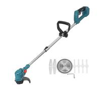 Tagliasiepi, Tagliaerba elettrico 21V Tosaerba a batteria Lunghezza tagliaerba regolabile Attrezzi da giardino(Not bilateral wheels)