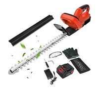 Tagliasiepi, Tagliasiepi a batteria Tagliasiepi da 22 pollici 21V 500W con lama a doppia azione 3/5quot; Capacità di taglio elettrico for Bush Lawn Garden