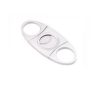 Tagliasigari,Tagliasigari in Acciaio Inox, Tagliasigari con doppie lame in Acciaio Inox, per la Maggior Parte dei Sigari, 1PC
