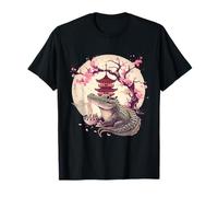 Tagliatelle Giapponesi della Torre della Pagoda dei Fiori di Sakura di Ramen di allig Maglietta