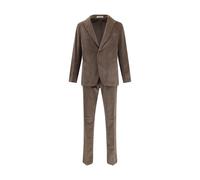 Tagliatore Brown Cotton Two-Piece Suit - IT48 | M