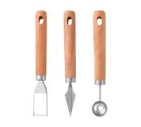 Tagliatore e Affettatrice per Anguria,3 Pezzi Tagliatore e Affettatore per Anguria con Forchetta - Accessorio Multiuso Resistente Alla Ruggine Per Cucina Familiare