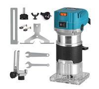 Tagliatrice a filo elettrico 2000 W, taglierina elettrica 30000 R/min, 6 velocità variabili, 6,35 mm fresa, fresa elettrica verticale per lavorazione del legno