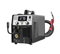 Tagliatrice al Plasma Saldatrici con taglierina al plasma 5 in 1 Schermo digitale 220 Taglio/MMA/Gas/Non-gas Saldatrice inverter Mig/Lift TIG Filo da 1/5 Kg(With 17V)