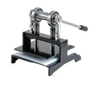 Tagliatrice di gomma for racchetta da ping-pong Macchina for tagliare i bordi in gomma con doppio cuscinetto a rulli Pressa manuale Ping-Pang Bat