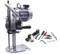 Tagliatrice elettrica del panno con il coltello diritto ad alta velocità, affilatura automatica e la luce del LED per tessuto, carta, tessile e cuoio