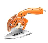 Tagliatrice Industriale Tessuto Pelle Moquette Tessuto Cartone Tagliatrice Forbici Elettriche Azionamento Diretto Elettrici Circul,Facile da usare(100MM)
